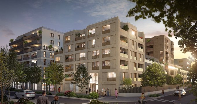 Achat / Vente appartement neuf Aulnay-sous-Bois à 400m du parc départemental du Sausset (93600) - Réf. 8978