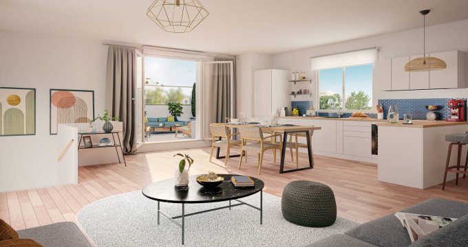 Achat / Vente appartement neuf La Courneuve à deux pas du tramway T1 et du métro 7 (93120) - Réf. 8830