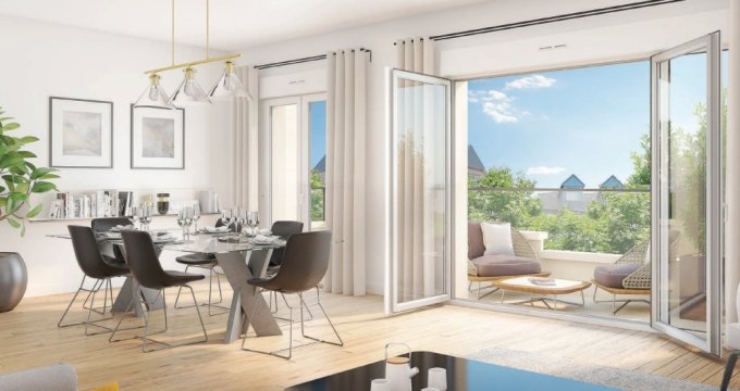 Achat / Vente appartement neuf Le Plessis Trévise à 10 min à pied du Château des Tourelles (94420) - Réf. 11366