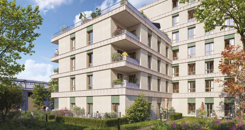 Achat / Vente appartement neuf Aubervilliers à 800 m du métro ligne 12 et future ligne 15 (93300) - Réf. 8955