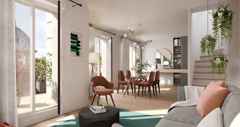 Achat / Vente appartement neuf Clamart à 500m du tramway T6 Soleil Levant (92140) - Réf. 9317