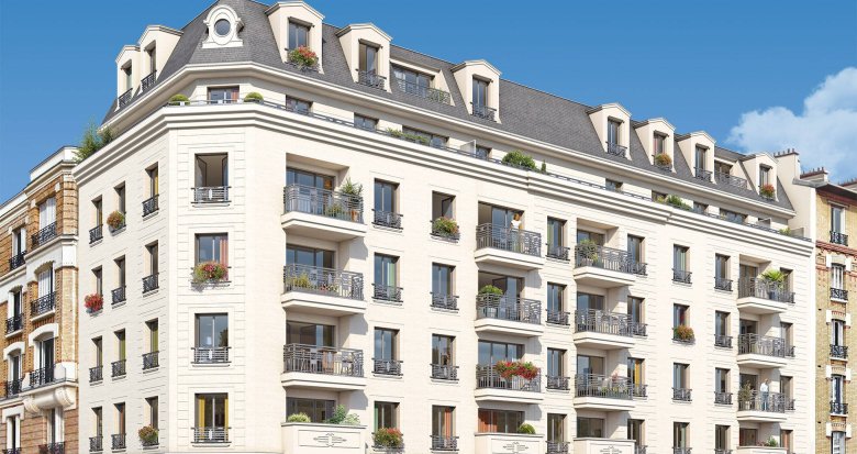 Achat / Vente appartement neuf Clichy-la-Garenne résidence de standing à 800m du Métro 14 (92110) - Réf. 11834