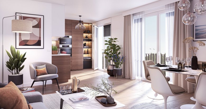 Achat / Vente appartement neuf Courbevoie à 8 min de La Défense (92400) - Réf. 8684