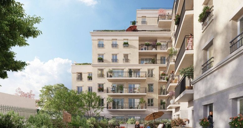 Achat / Vente appartement neuf Le Blanc-Mesnil à 3 minutes à pied du futur METRO Ligne 17 (93150) - Réf. 8960