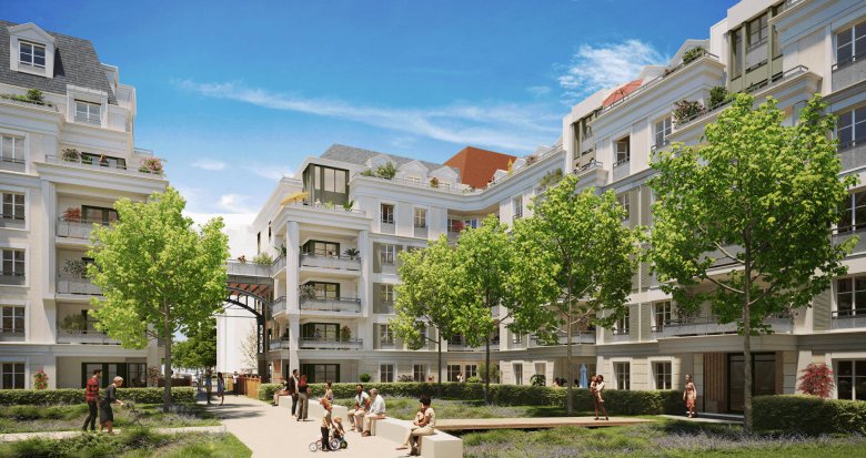 Achat / Vente appartement neuf Le Blanc-Mesnil nouveau quartier proche d’un futur parc (93150) - Réf. 11807