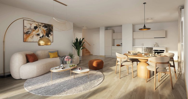 Achat / Vente appartement neuf Melun à 900 mètres du parc de Spelthorne (77000) - Réf. 11443