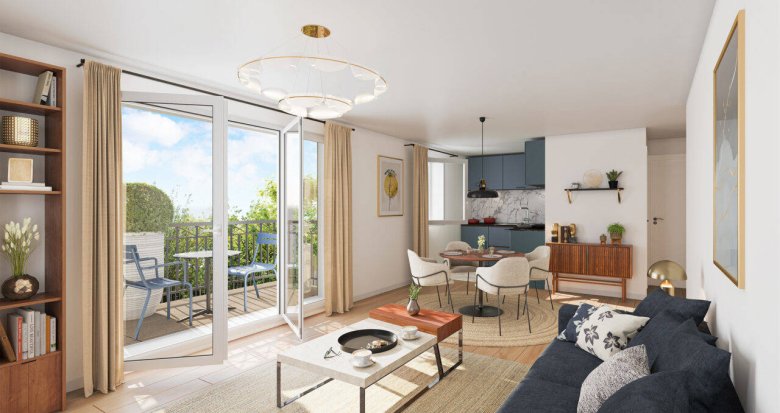 Achat / Vente appartement neuf Ozoir-la-Ferrière à 120 mètres d’un arrêt de bus direction Paris (77330) - Réf. 10838