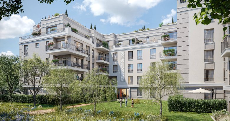 Achat / Vente appartement neuf Saint-Cloud à 7 min en bus de la gare Transilien L et U (92210) - Réf. 10948