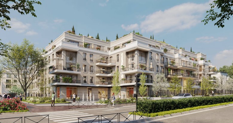 Achat / Vente appartement neuf Saint-Cloud à 7 min en bus de la gare Transilien L et U (92210) - Réf. 10948