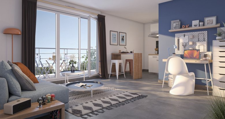 Achat / Vente appartement neuf Saint-Maur-des-Fossés à 15 min de Paris Est Créteil (94100) - Réf. 8991