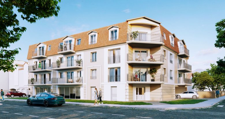 Achat / Vente appartement neuf Sainte-Geneviève-des-Bois LMNP à 10 min du RER C (91700) - Réf. 9618