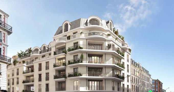 Achat / Vente appartement neuf Asnières-sur-Seine à 6 min à pied du métro Ligne 13 (92600) - Réf. 11387