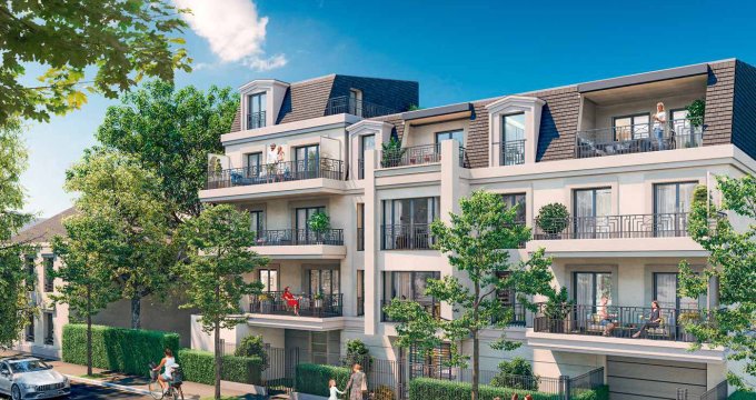 Achat / Vente appartement neuf Aulnay-sous-Bois à 20 min en RER B de Charles de Gaulle (93600) - Réf. 8841