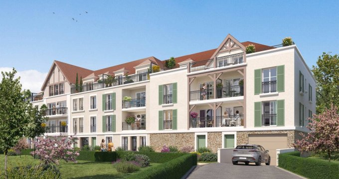 Achat / Vente appartement neuf La Queue-en-Brie 5 min à vélo de la Forêt domaniale de Notre Dame (94510) - Réf. 9007