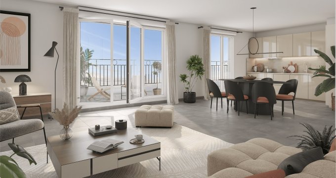 Achat / Vente appartement neuf Livry-Gargan à moins de 500m de toutes les commodités (93190) - Réf. 8984