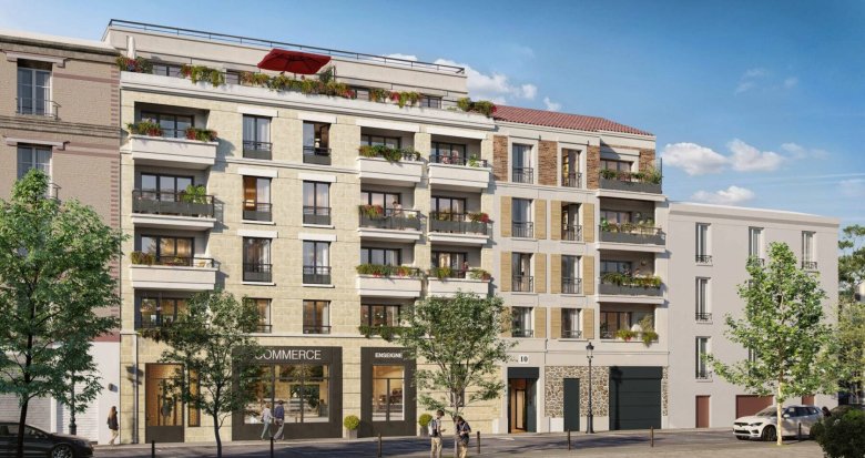 Achat / Vente appartement neuf Aubervilliers proche du canal Saint-Denis (93300) - Réf. 8953