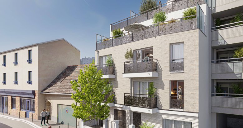 Achat / Vente appartement neuf Les Lilas à 20 min de Paris en métro 11 (93260) - Réf. 8968