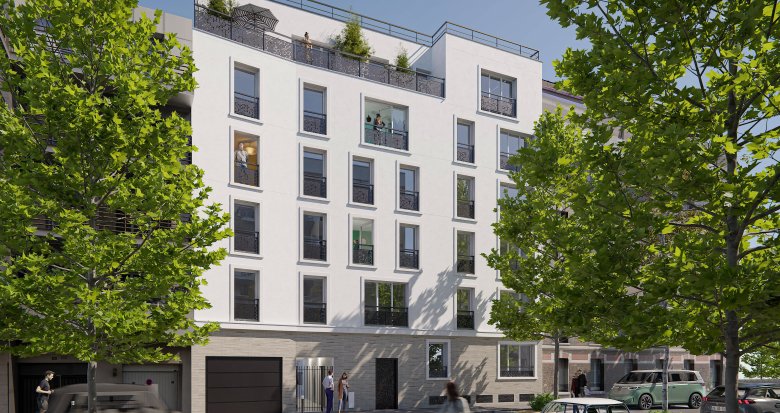 Achat / Vente appartement neuf Les Lilas à 20 min de Paris en métro 11 (93260) - Réf. 8968