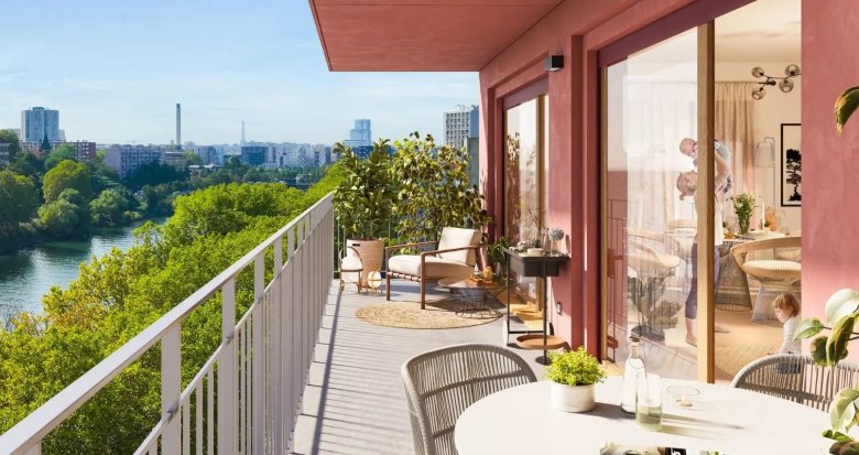 Achat / Vente appartement neuf L'Île-Saint-Denis à 15 min à pied du métro Carrefour Pleyel (93450) - Réf. 8944