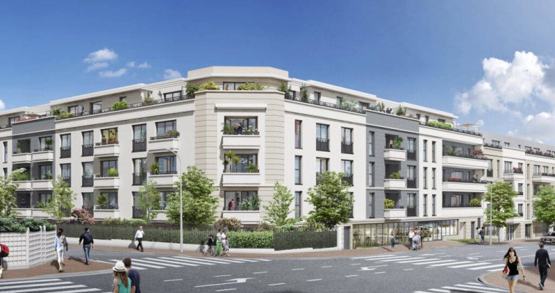 Achat / Vente appartement neuf Saint-Cyr-l'École à 1,6 km de la gare (78210) - Réf. 12063